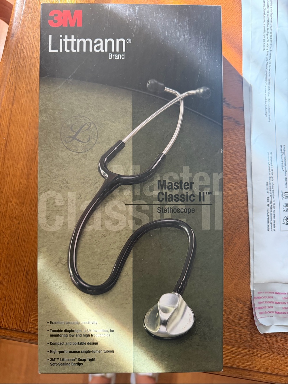 3M Littmann Master Classic II Stethoscope - Black